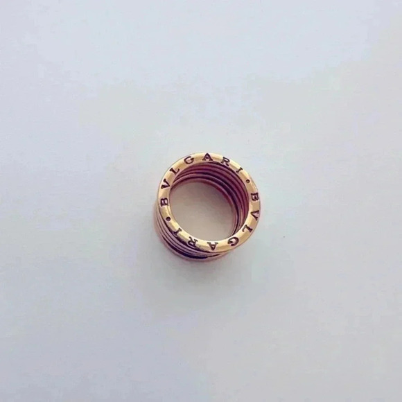 BVLGARI SZ 7 18K Gold Ring B Zero1 - Picture 4 of 14